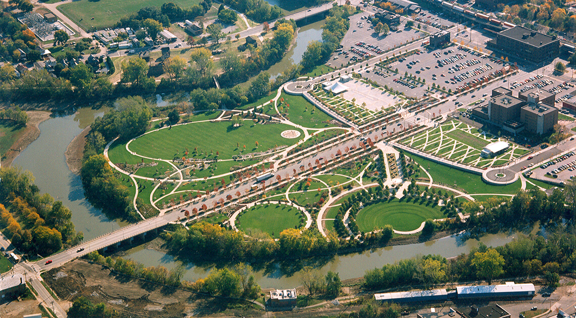 Headwaters Park Fort Wayne, IN Grinsfelder Associates Architects